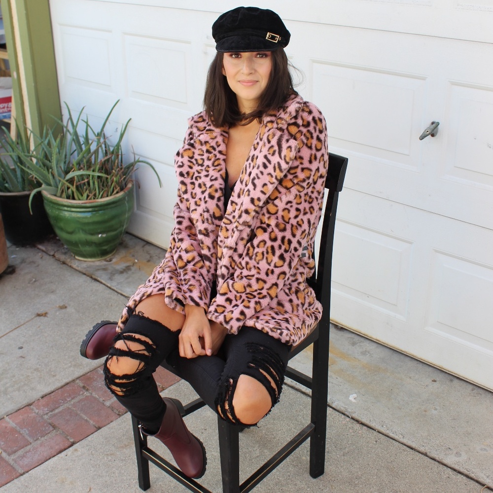 ποΈ//Bloggers Fave Collection// pink leopard coat - Picture 3 of 8